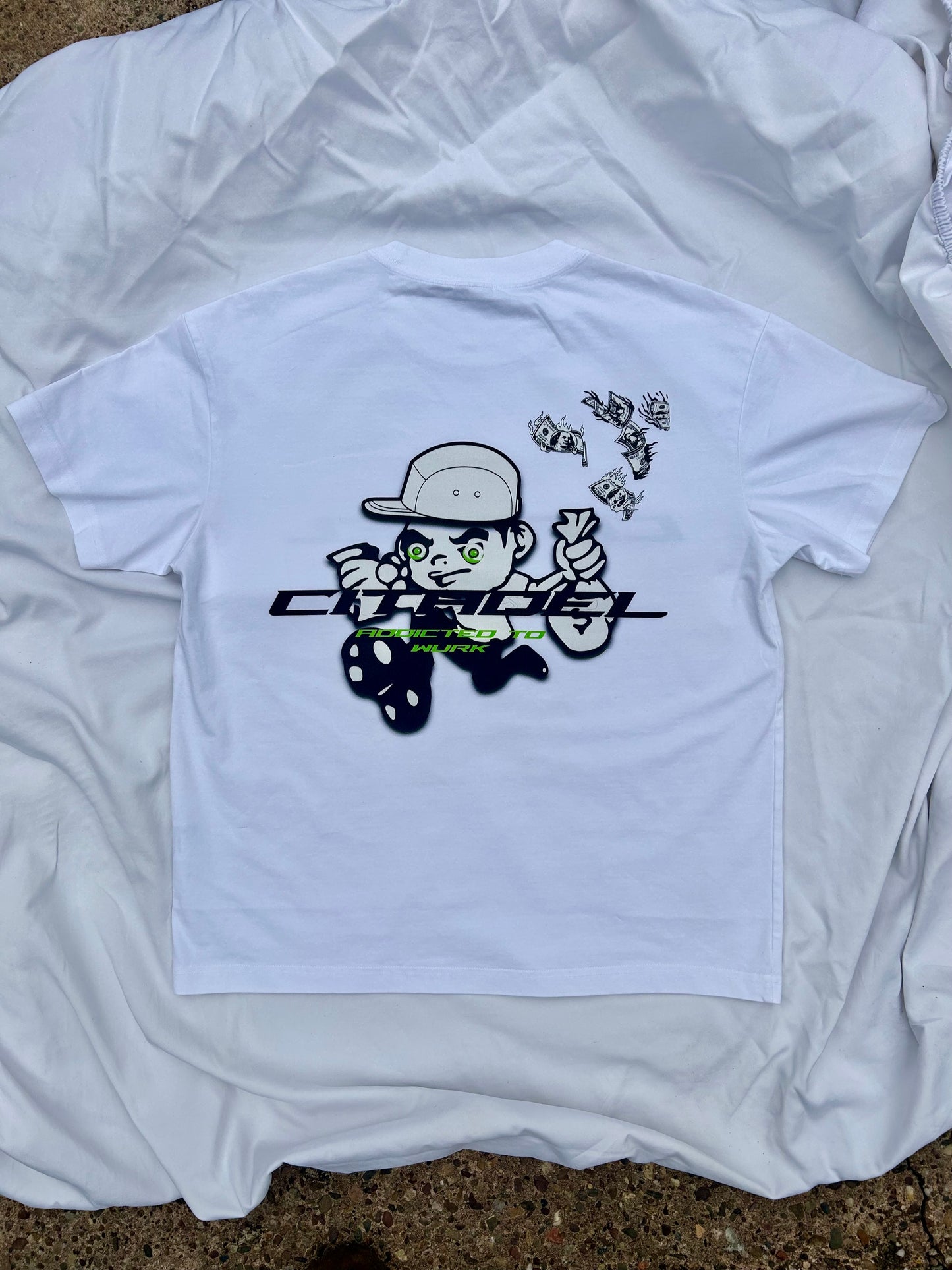 addicted to wurk tee